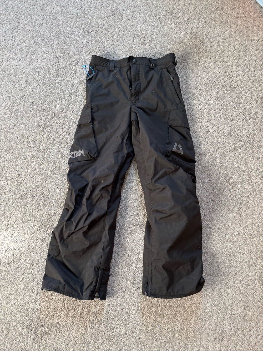 Burton Black Men's Snow Pants - Insulated Ski/Snowboard Trousers